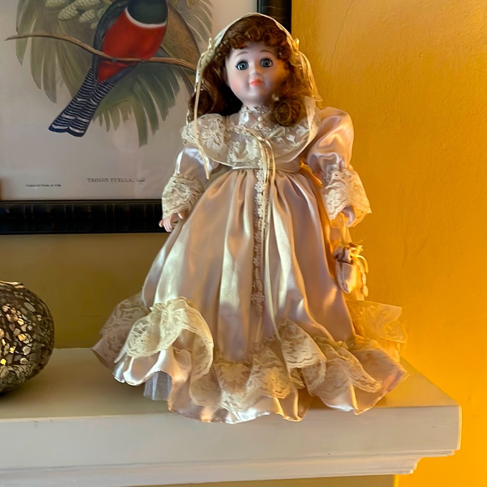 Seymour Mann Connoisseur Collection 17” Porcelain Doll Danille